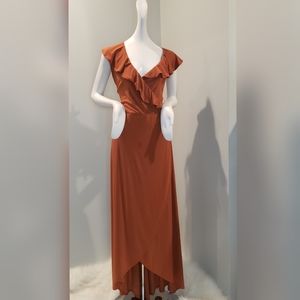 Size 18/20W brown maxi